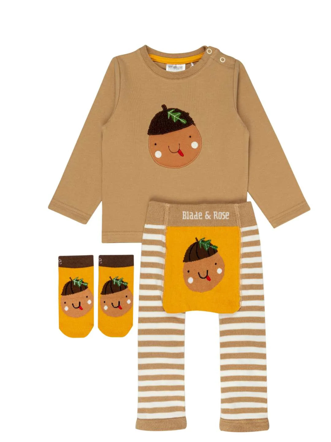 Rusty the Acorn Socks Blade & Rose