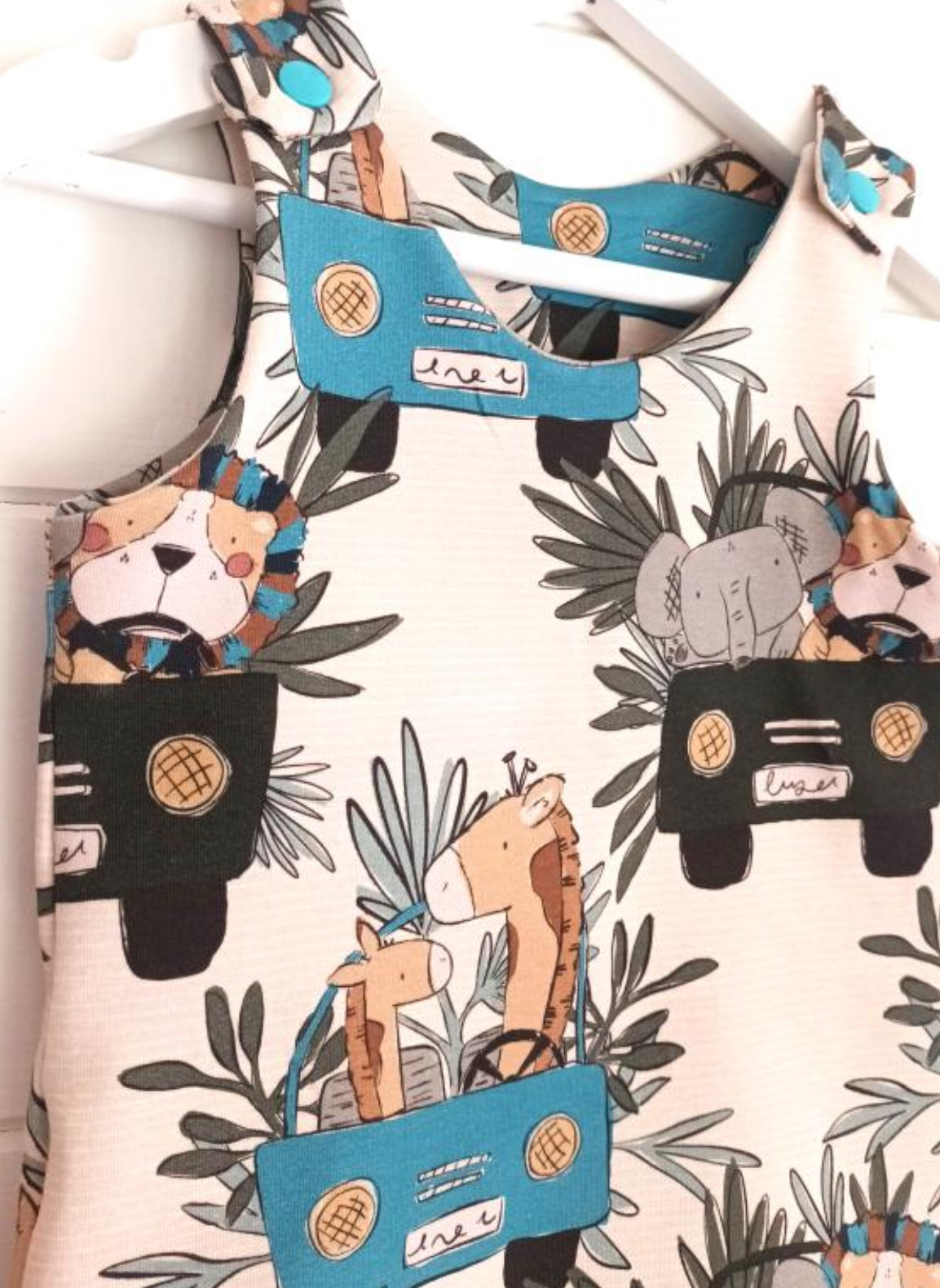 Jungle Tours Neutral Shortie Romper from Freckles & Daisies