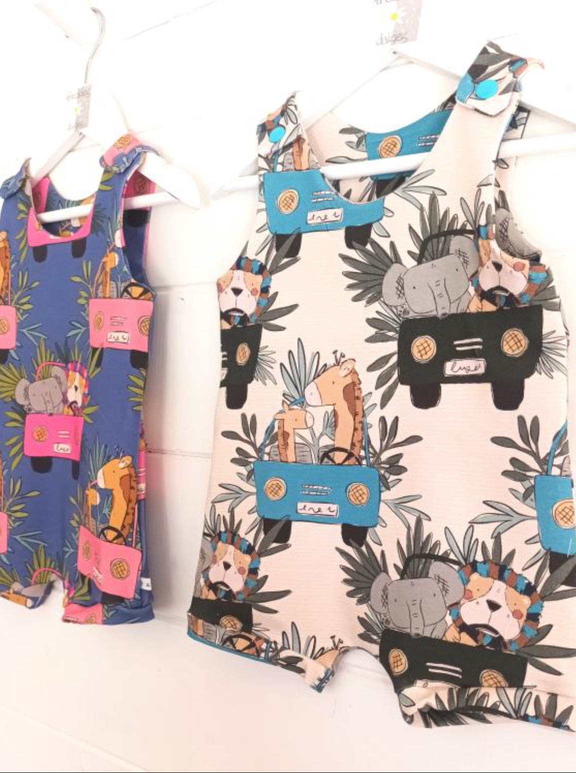 Jungle Tours Neutral Shortie Romper from Freckles & Daisies
