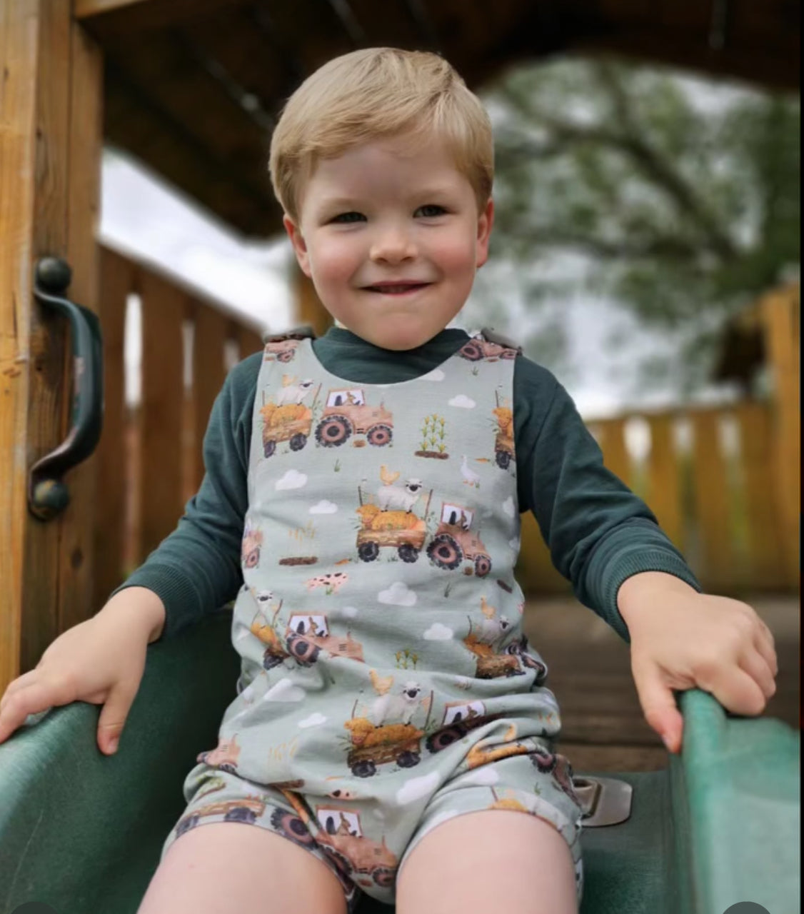Sage Farm Shortie Romper from Freckles & Daisies