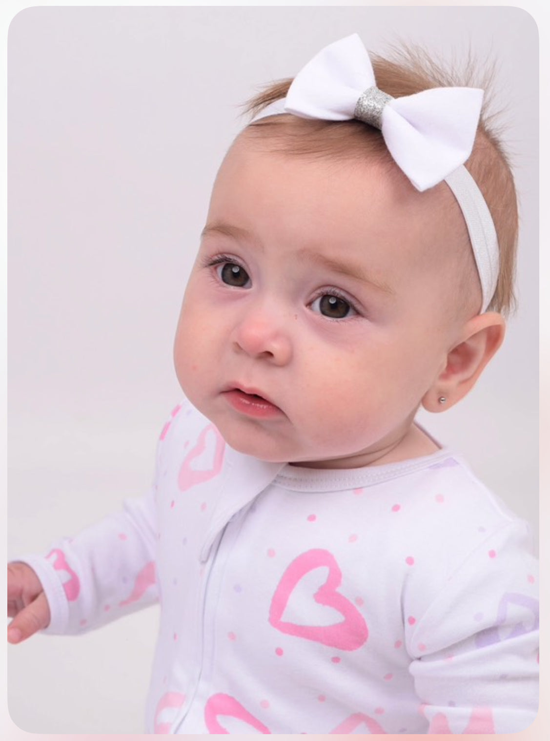 BabyMac Organic Cotton Sleepsuit Heart Print Design