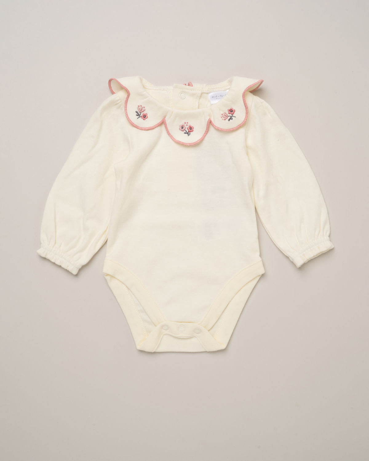 Scallop Body Top & Velour Dungaree Set Rock-a-Bye Baby