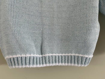 Baby Blue Cardigan Traditional  Little Nosh