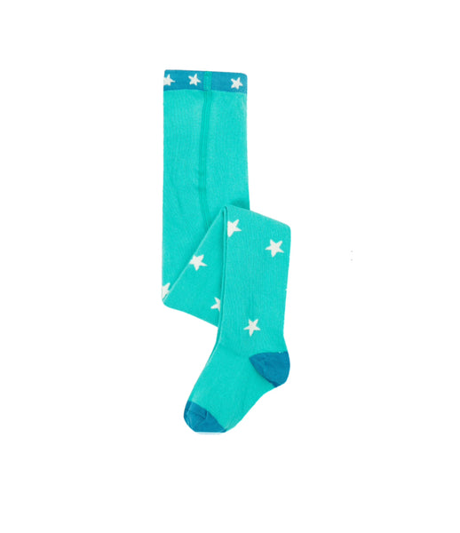 SALE Frugi Norah Tights Pacific Aqua Stars