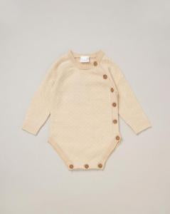 Beige True Knit Set Rock-A-Bye Baby Boutique