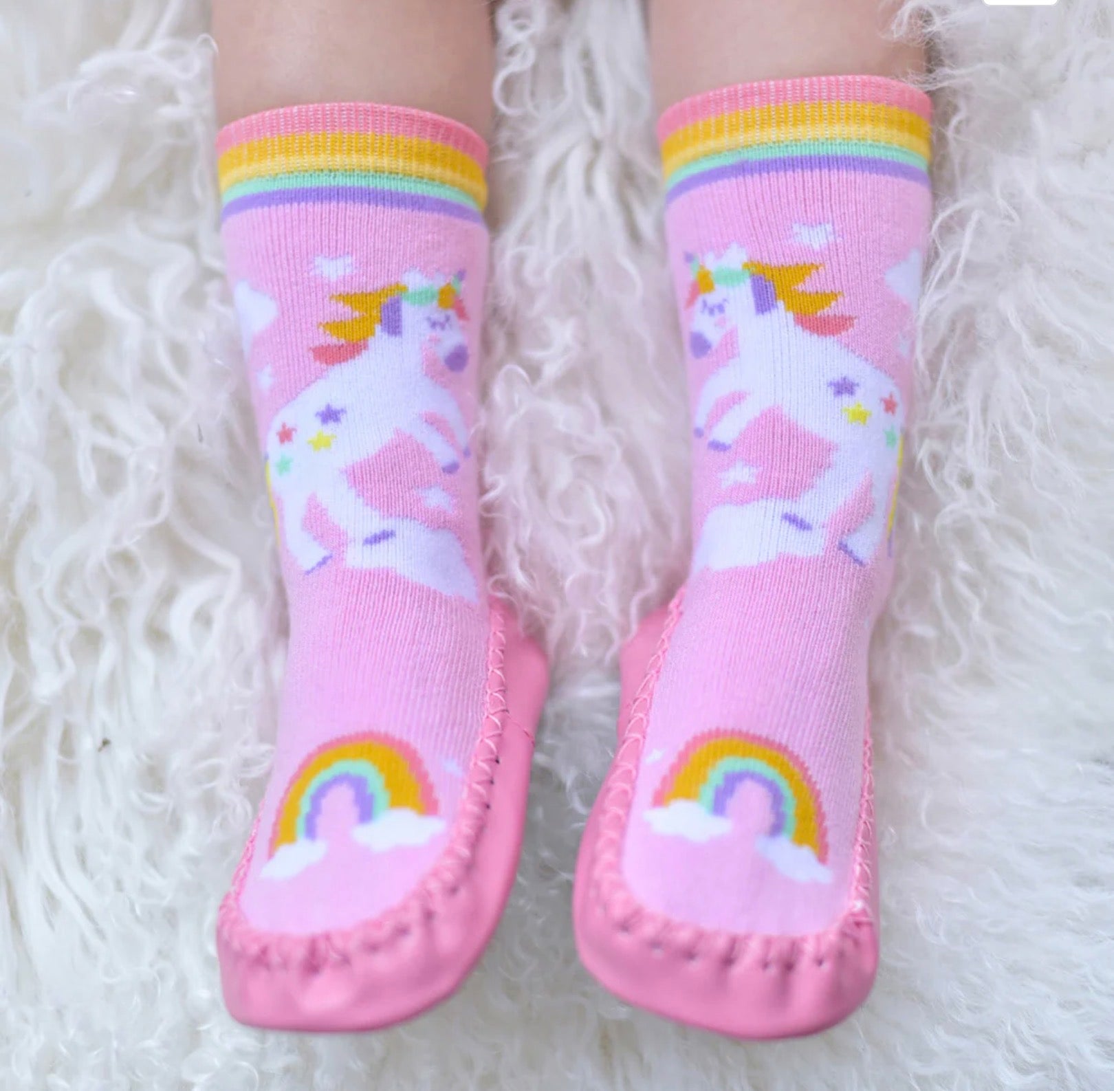 Unicorn Moccasin Slippers