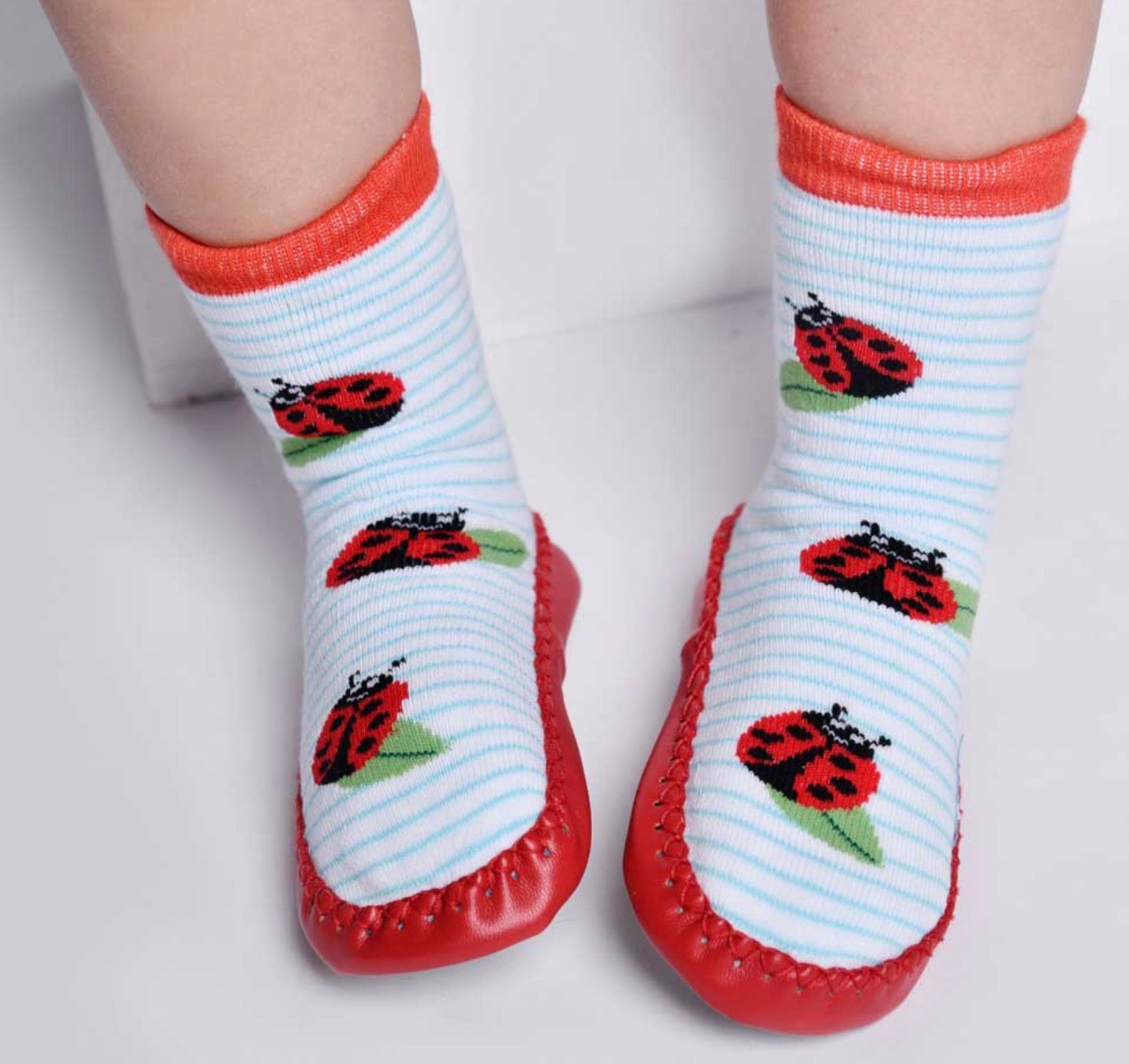 Ladybird Moccasin Slippers