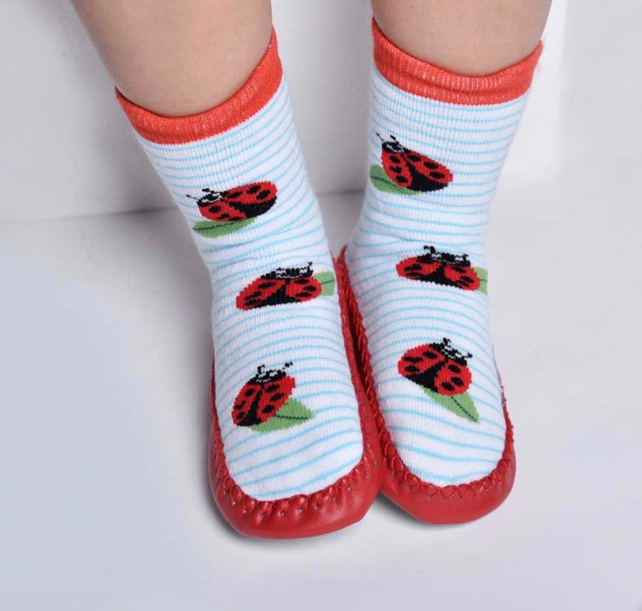 Ladybird Moccasin Slippers