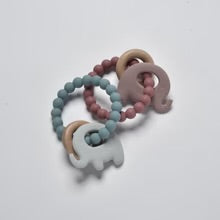 Elephant Teething Ring Jumini Pink Haze