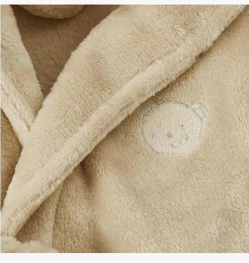 Baby Beige Fleece Dressing Gown