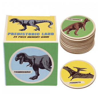 Prehistoric Land 24 piece Memory Game
