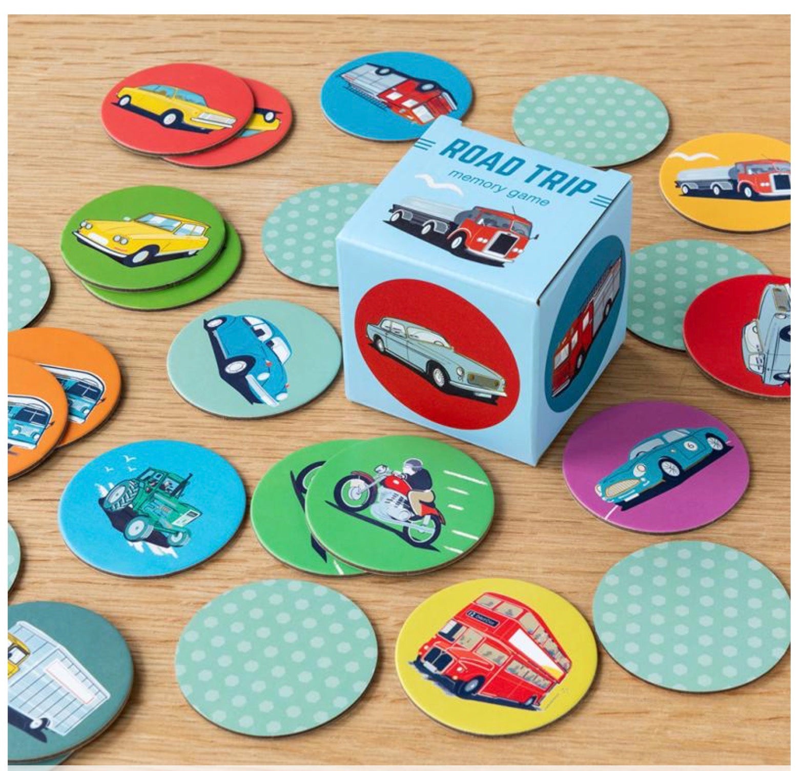 Road Trip 24 piece Memory Game
