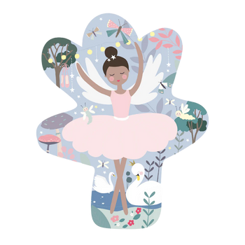 Ballerina 12 piece Puzzle Floss & Rock