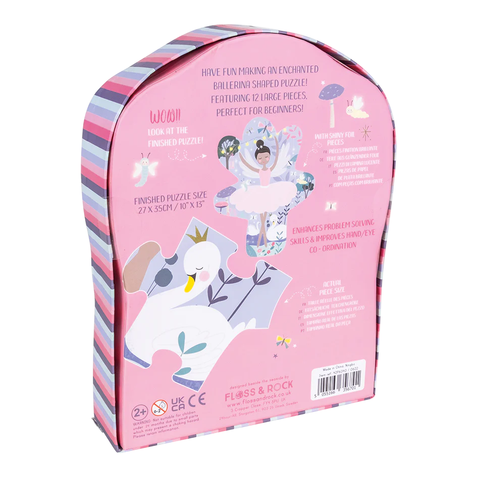 Ballerina 12 piece Puzzle Floss & Rock