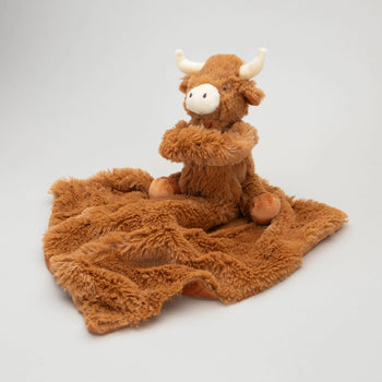 Highland Cow Plush Comforter Jomanda
