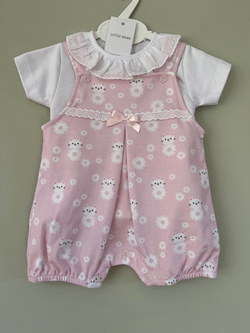 Little Cat Print Romper Outfit Little Nosh