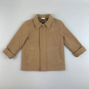 Beige Classic Winter Coat  Little Nosh