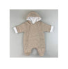 Little Nosh Beige Padded  Pramsuit