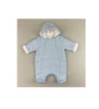 Little Nosh Blue Padded  Pramsuit