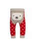 Polar Bear Red  Knit Leggings