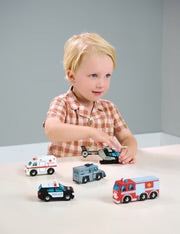 Tenderleaf Emergency Vehicles Play Set