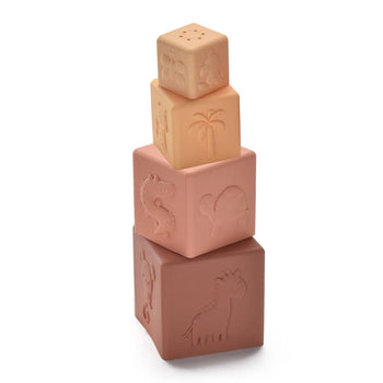 Safari Silicone Stacking Cubes Jumini