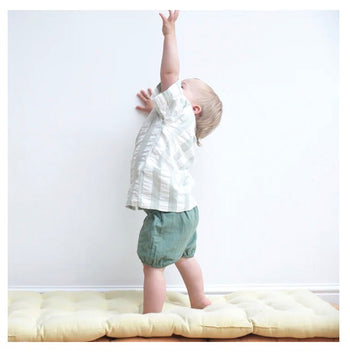 Pigeon Organics Baby Bloomer Shorts Green Muslin