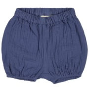 Pigeon Organics Baby Bloomer Shorts Indigo Muslin