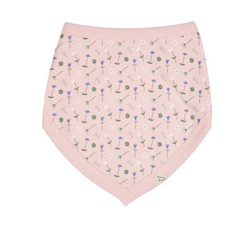 Ditsy Pink Print Dribble Bib Pigeon Organic