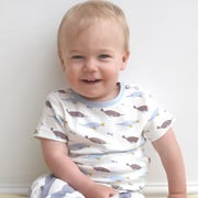 Pigeon Organics Narwhal Print Summer Body