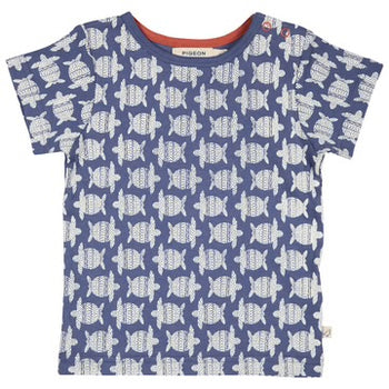 Pigeon Organics Turtles Print Short sleeve T-Shirt