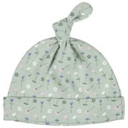 Green Flower Knotted Hat Pigeon Organic