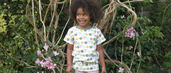 Pigeon Organics Apples Print Short sleeve T-Shirt