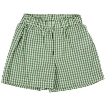 Pigeon Organics Green Check Summer Shorts