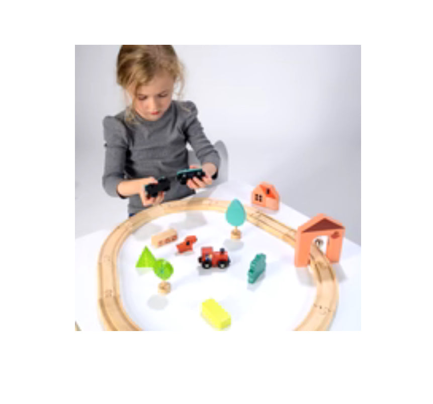 My First Train Set Wooden Toy Mentari