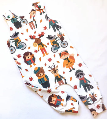 Woodland Friends Romper from Freckles & Daisies