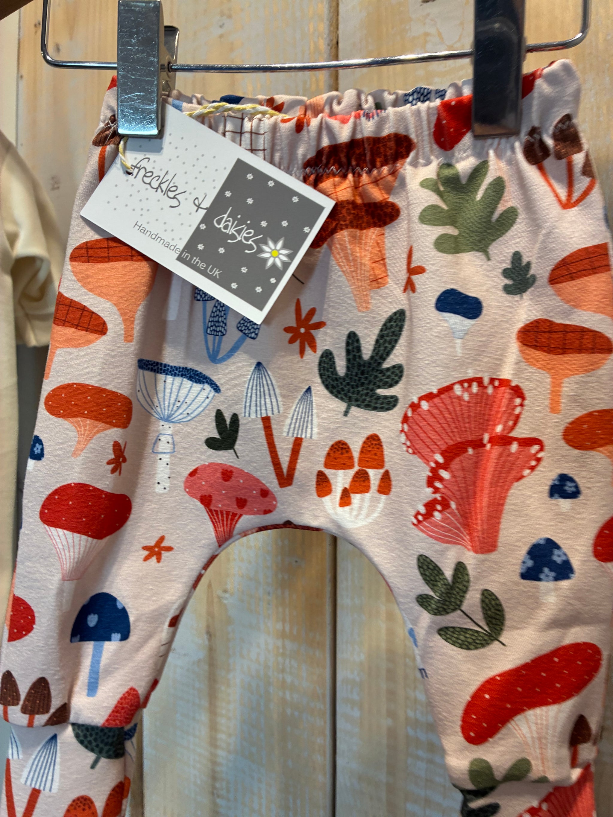 Fungi Toadstool Neutral leggings from Freckles & Daisies
