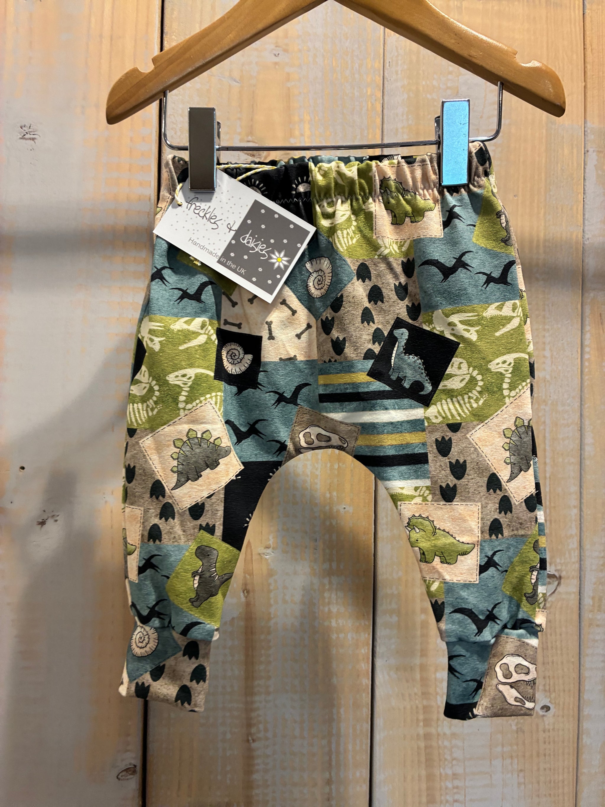 Dino Archeology Neutral leggings from Freckles & Daisies