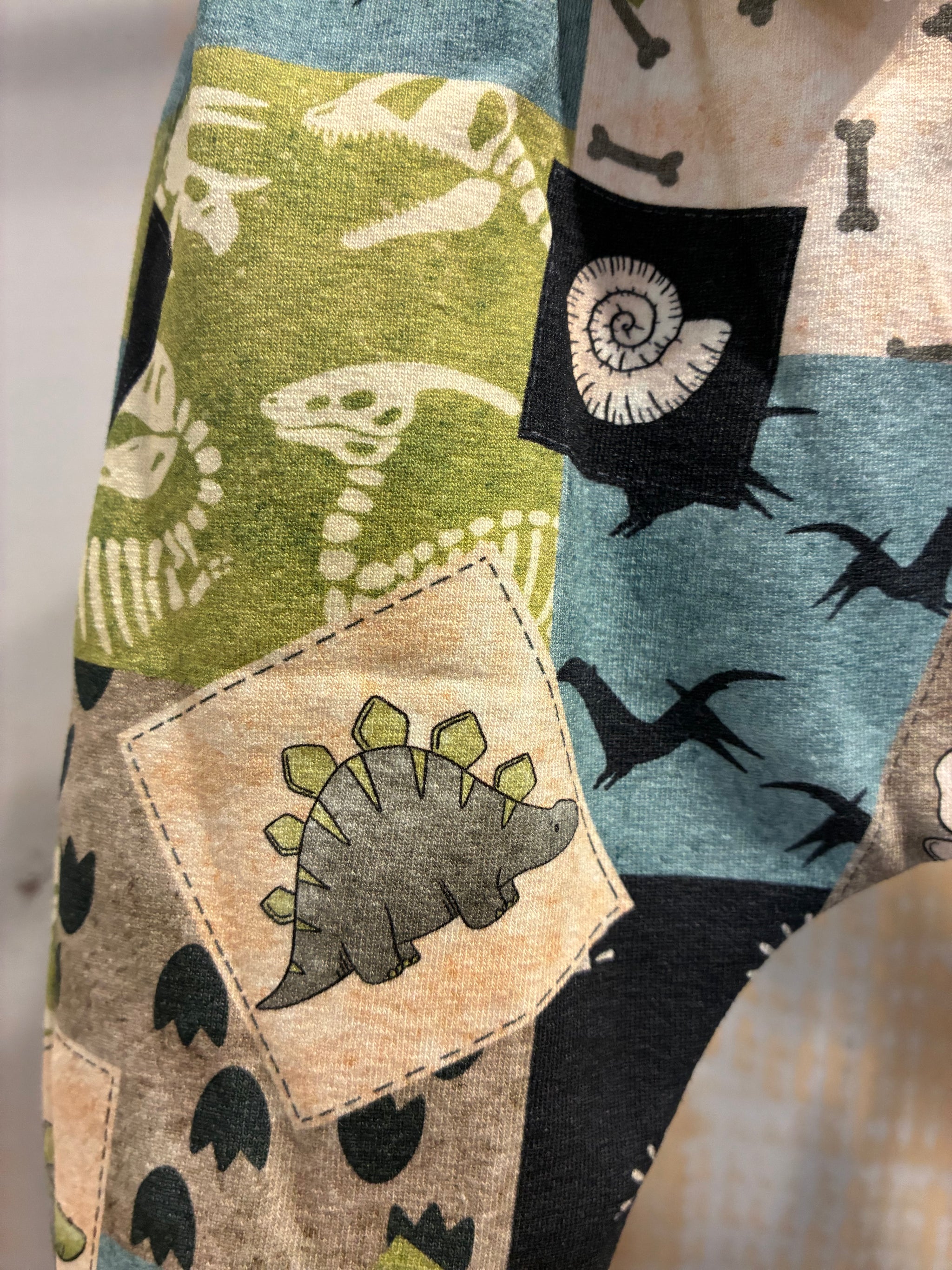 Dino Archeology Neutral leggings from Freckles & Daisies