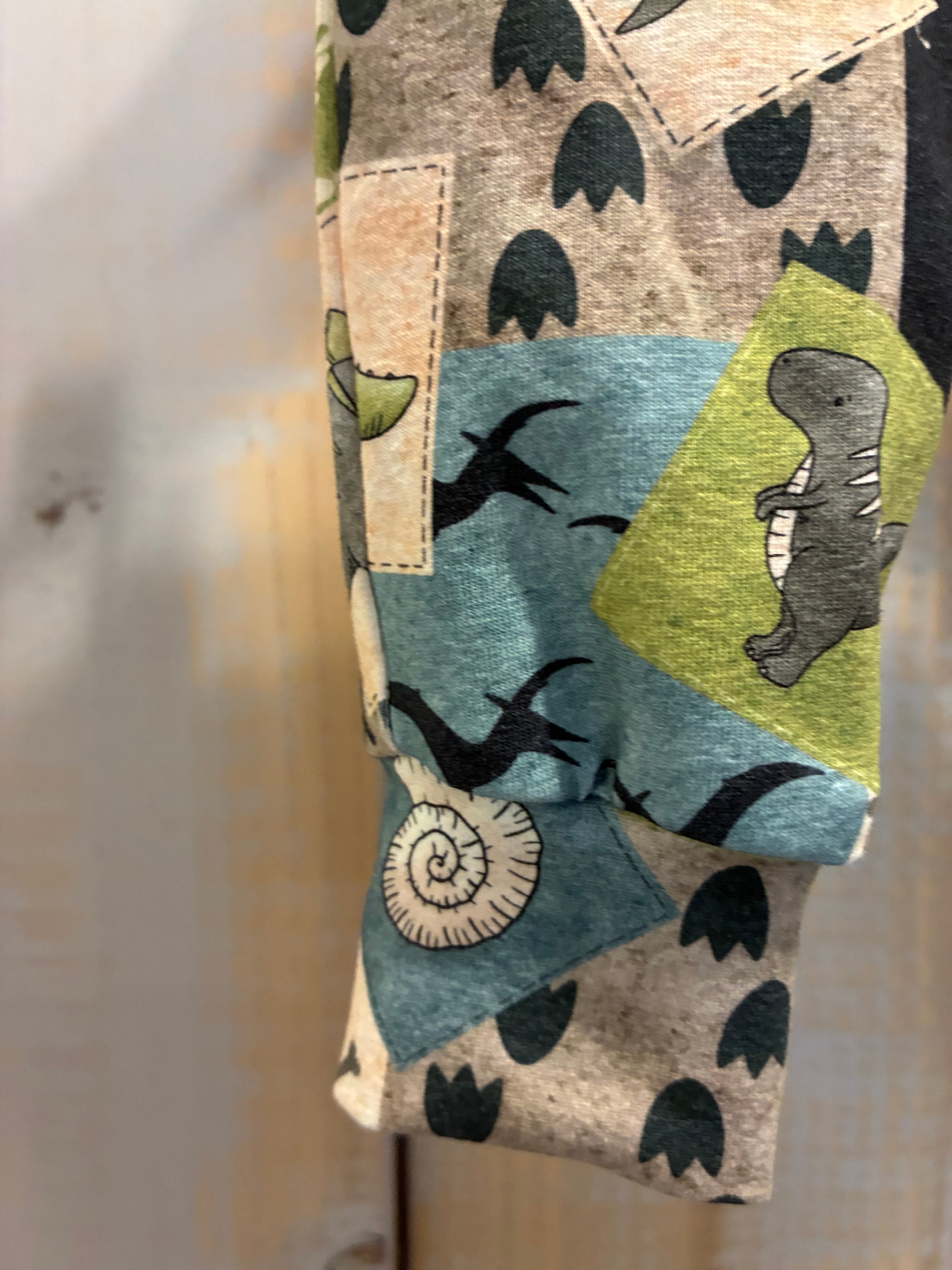 Dino Archeology Neutral leggings from Freckles & Daisies