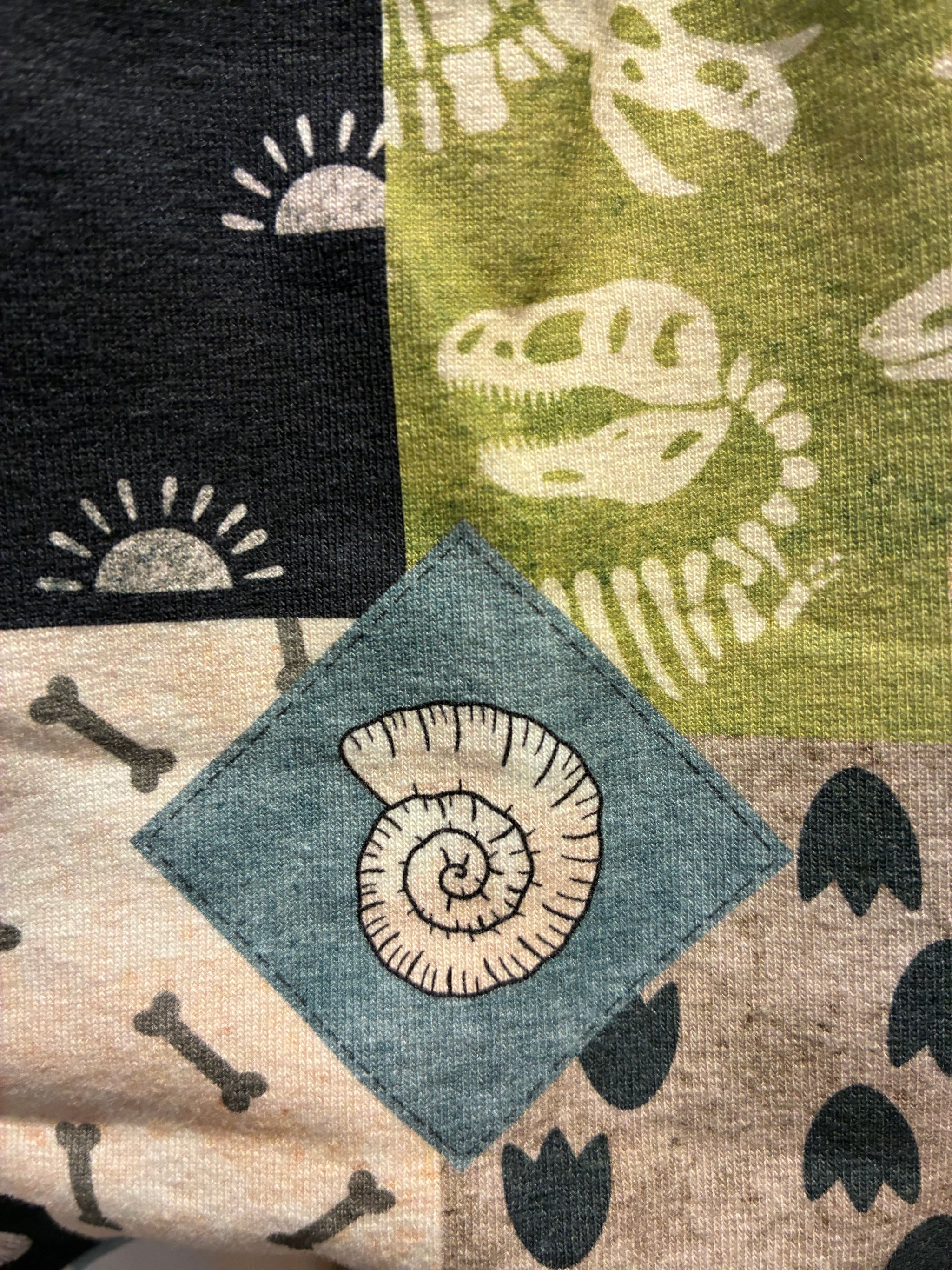 Dino Archeology Neutral leggings from Freckles & Daisies