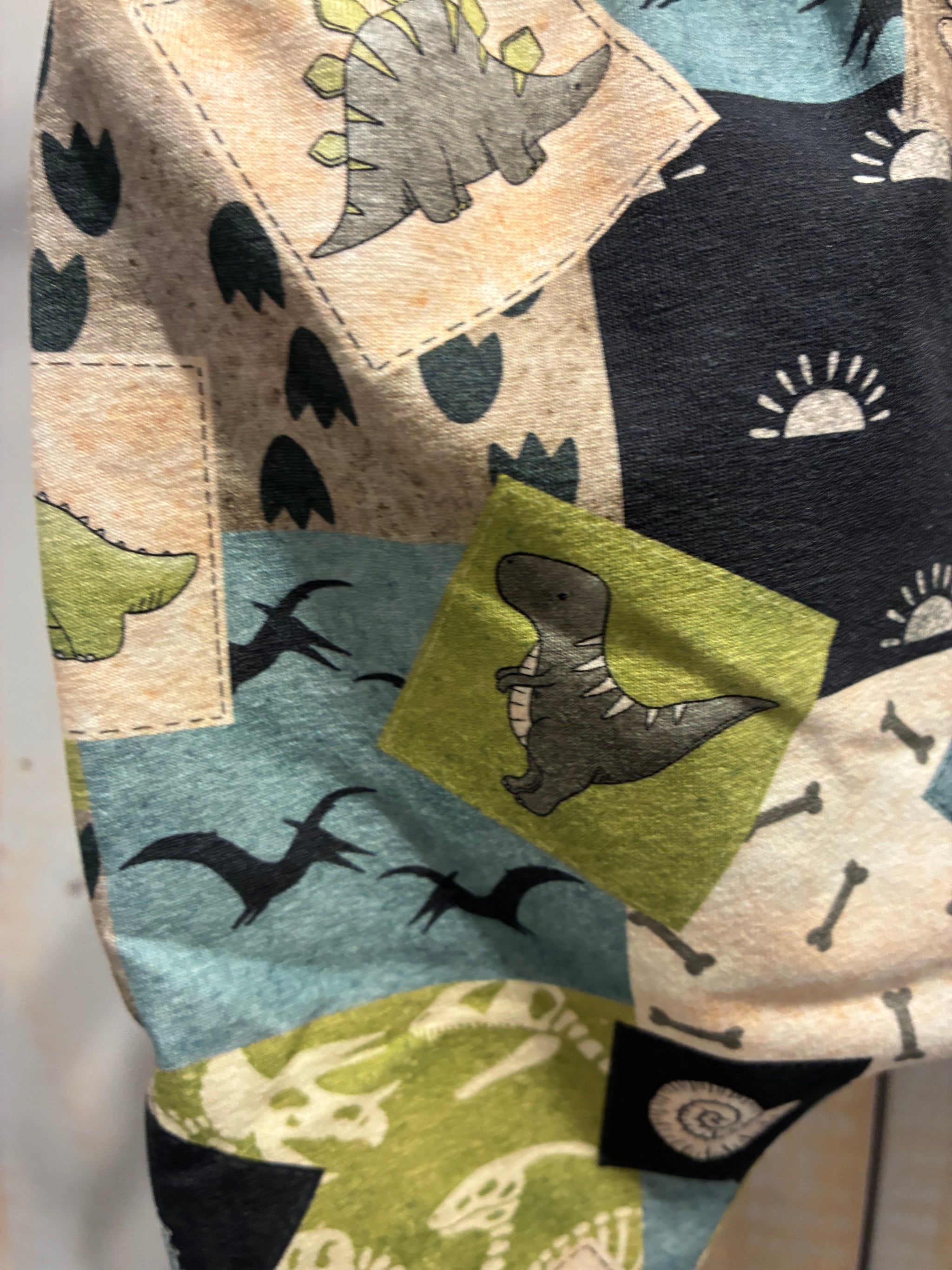 Dino Archeology Neutral leggings from Freckles & Daisies