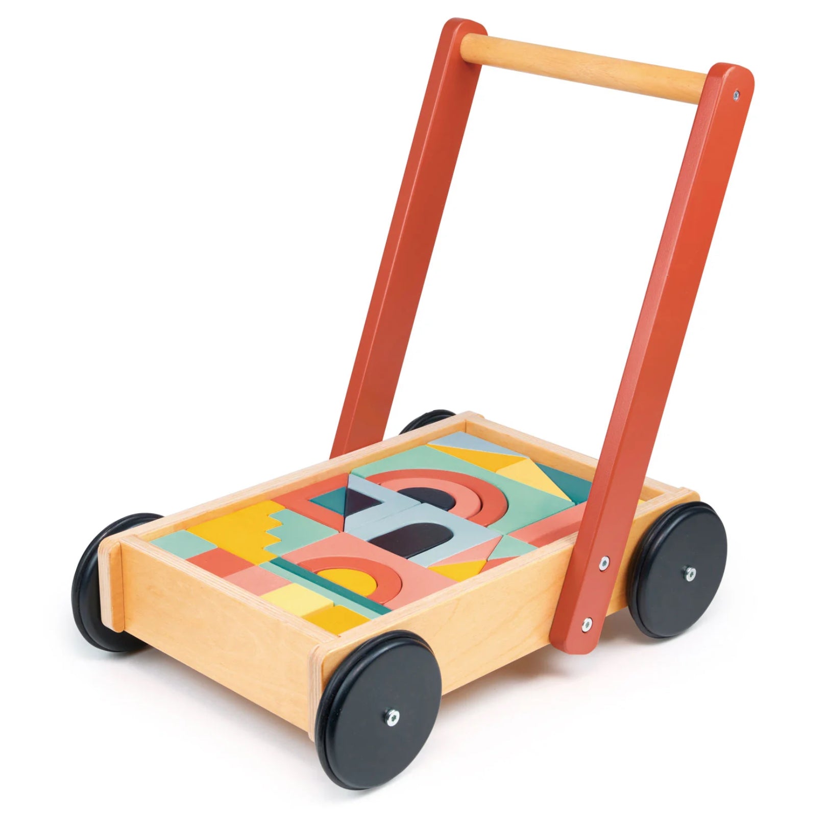 Bambino Block Trolley Wooden Toy Mentari