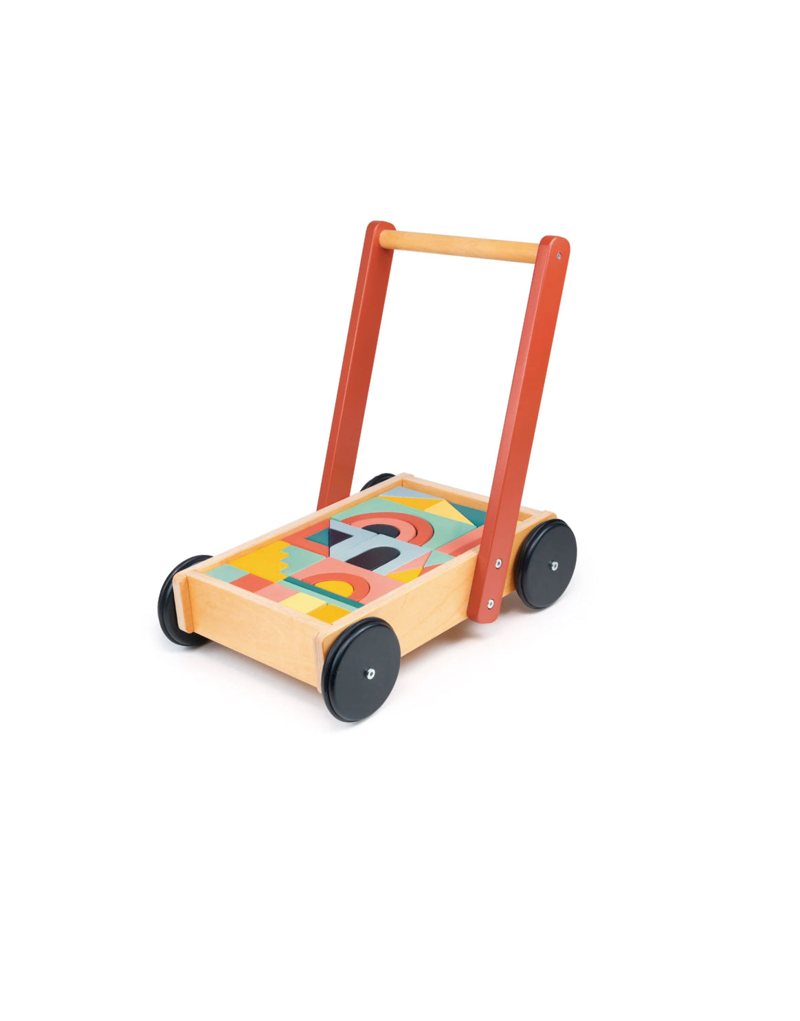 Bambino Block Trolley Wooden Toy Mentari