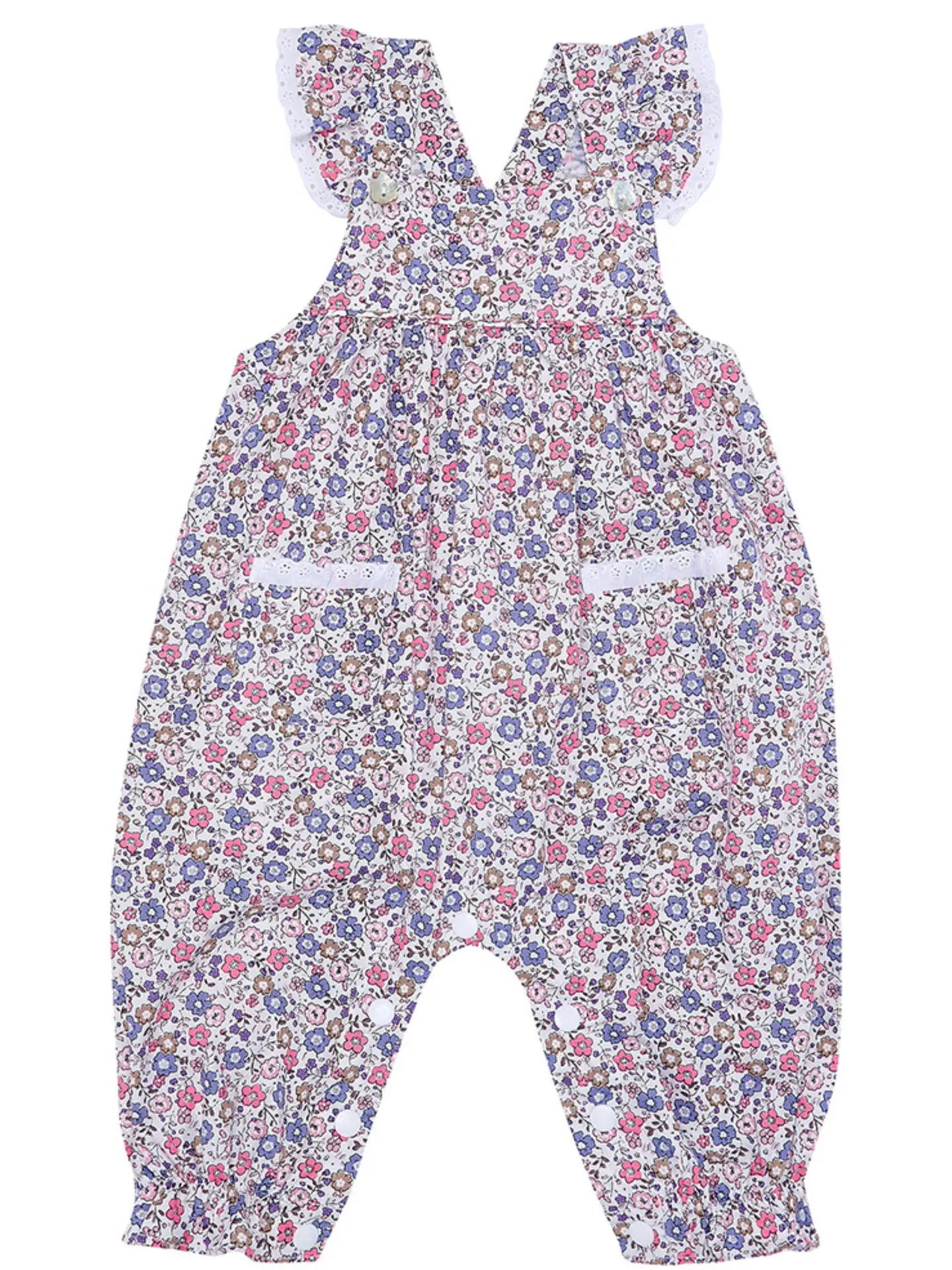 Milly Floral Dungarees