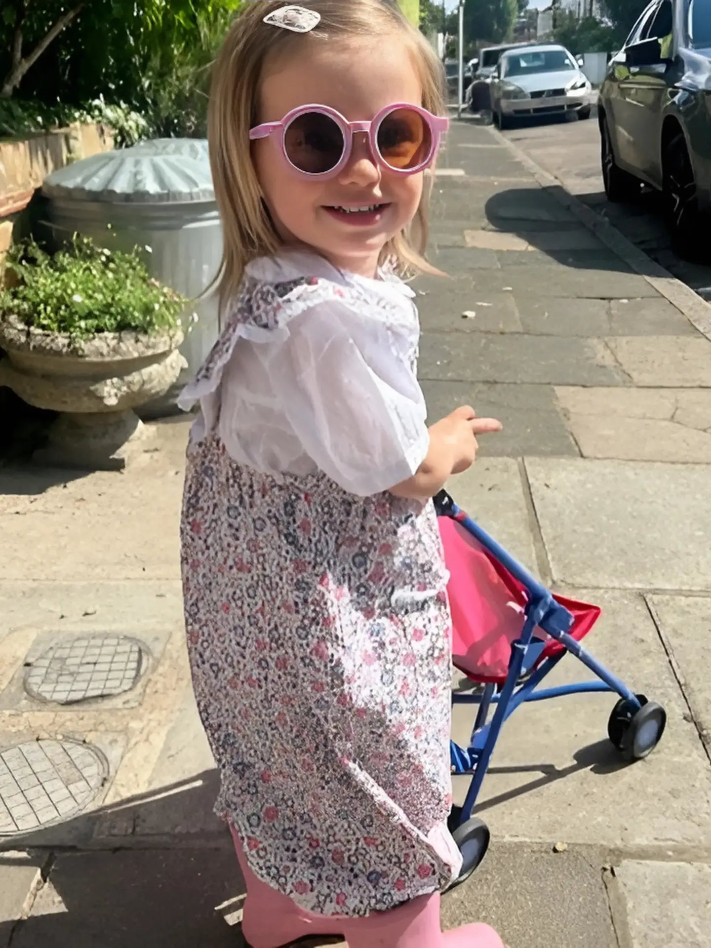Milly Floral Dungarees