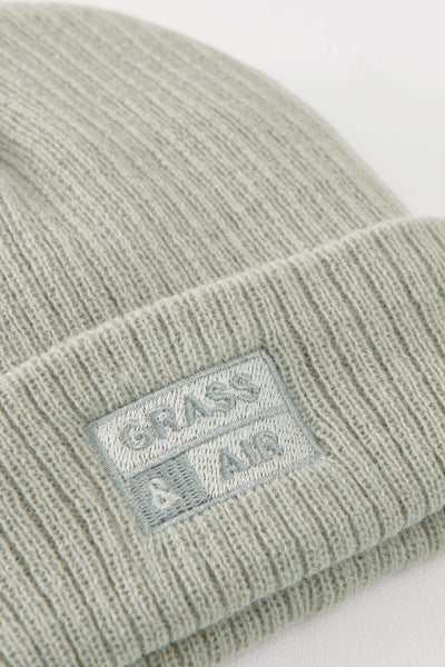 Geothermal Grey Beanie Hat Grass & Air