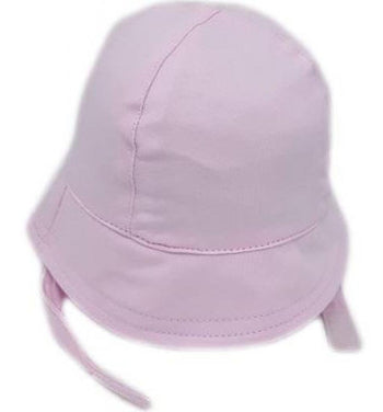 Little Jersey Pink Sun Hat With straps