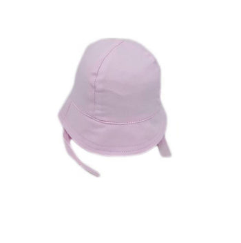 Little Jersey Pink Sun Hat With straps