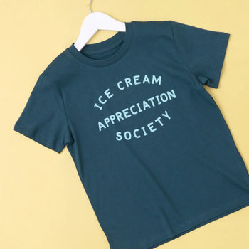 Ice Cream Appreciation Society Dark Teal  T-Shirt